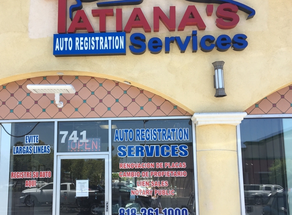 Tatiana's Auto Registration Inc. and Insurance Services - San Fernando, CA