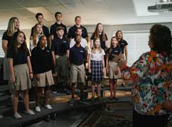 Providence Classical School - Private Christian School - Spring, TX. helping with the elementary school choir in 2018