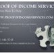 PROOF OF INCOME PAY STUB SERVICES