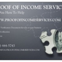 PROOF OF INCOME PAY STUB SERVICES