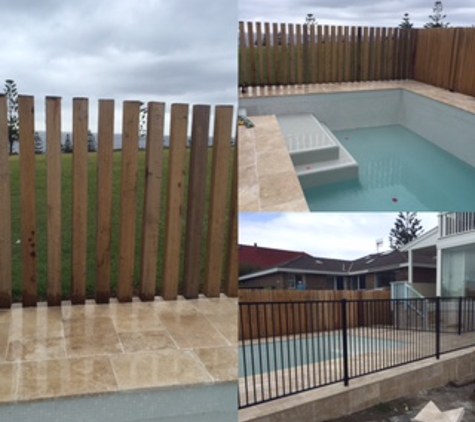 All Around Fencing - Gerringong, NSW. Rural hardwood post and rail.