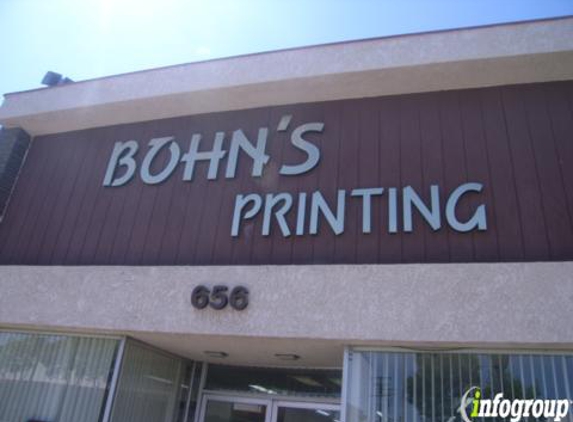 Bohn's Printing - Lancaster, CA