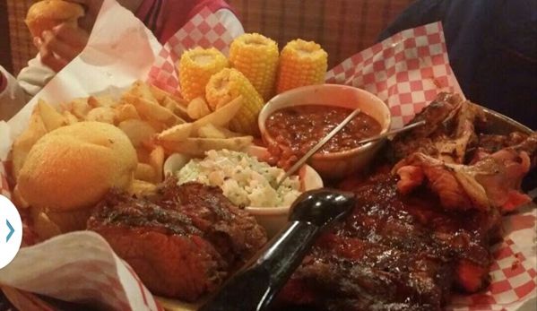 Famous Dave's - Long Beach, CA. Platters special with everything you want is there.