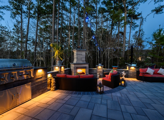 Elite Coastal Landscaping LLC - Little River, SC. Outdoor Fireplace