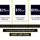 Lewisville TX Dryer Vent Cleaning - Heating, Ventilating & Air Conditioning Engineers