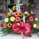Lighthouse Flowers by Vickie
