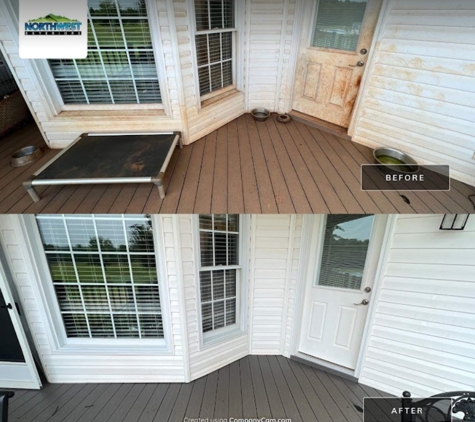 North West Exteriors - Greenwood, SC. Before and after home