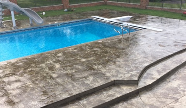 Tom Bushur Concrete Constr - Mattoon, IL. Pool decks