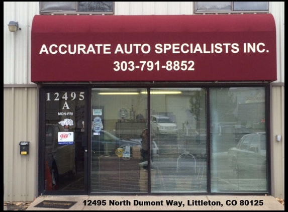 Accurate Auto Specialists - Littleton, CO