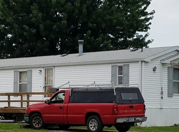 Hocker Estates Mobile Home Park - Keokuk, IA. This is his mobil home.