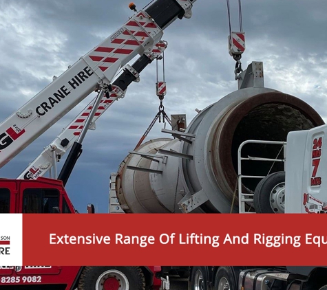 AGL & Son Crane Hire - Morgan, SA. Extensive Range Of Lifting And Rigging Equipment