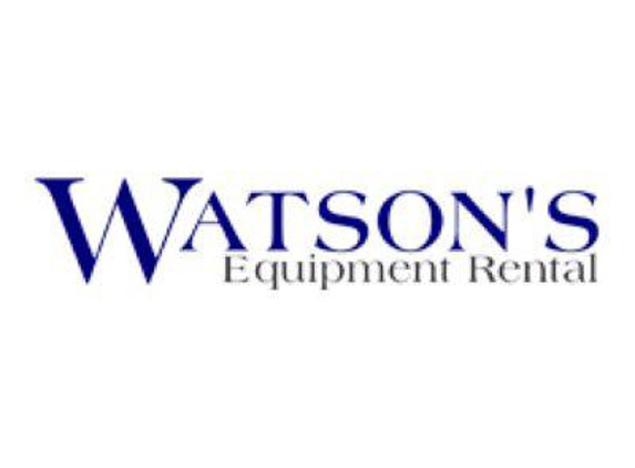 Watson's Equipment Rental - Manchester, TN