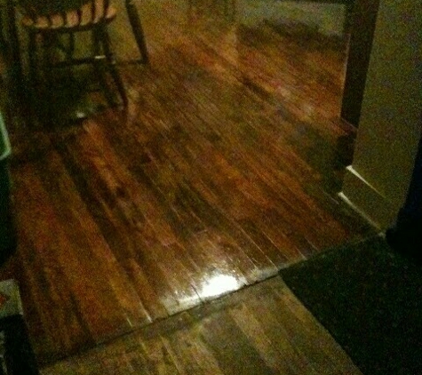 Powell's Home Improvement - Hopkinsville, KY. 150 yr old wood floors brought all the way back!