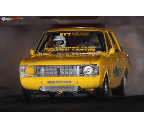 Sunshine Coast 4WD Centre. Bush pigs racing - Tim's drag car.