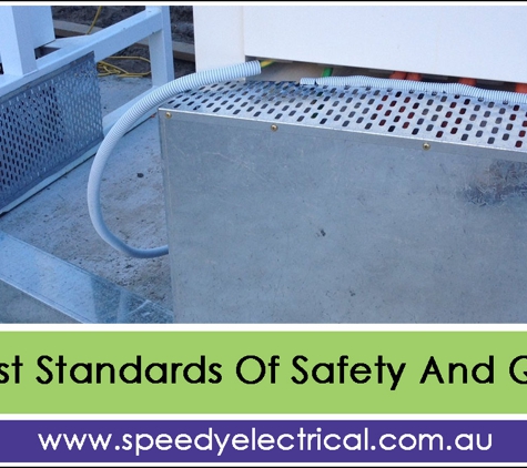 Speedy Electrical - Mcdowall, QLD. Highest Standards Of Safety And Quality