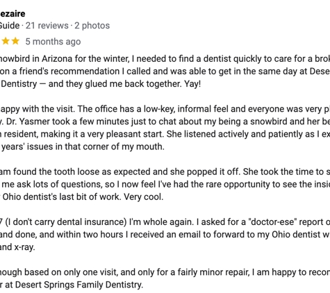 Desert Springs Family Dentistry - Tucson, AZ