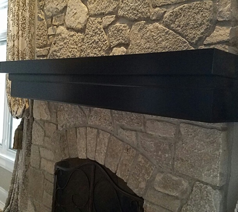 Lou's Renew - Antioch, IL. Custom Fire Place Mantle built by Lou's Re-New