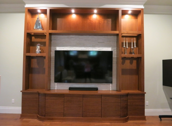 Coastline Cabinetry and Custom Mill Work - Fort Myers, FL. For perspective, that is an 82” tv!