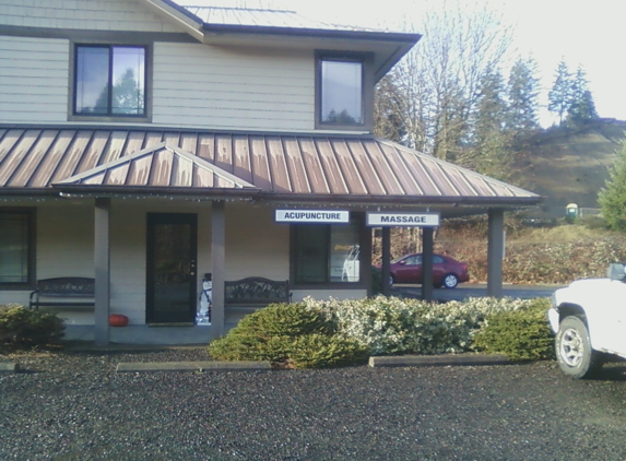 Cedars Bodywork & Massage LLC - Shelton, WA. View from the front door