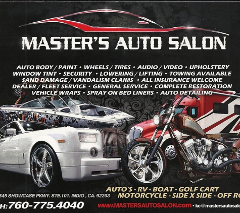 Master's Auto Salon - Indio, CA