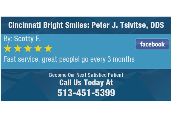 Cincinnati Bright Smiles: Peter J. Tsivitse, DDS - Cincinnati, OH