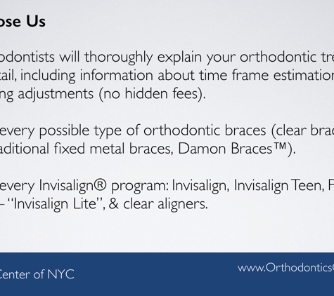 Orthodontics Center of NYC - New York, NY