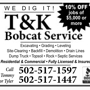 T & K Bobcat Service & Mini Excavating