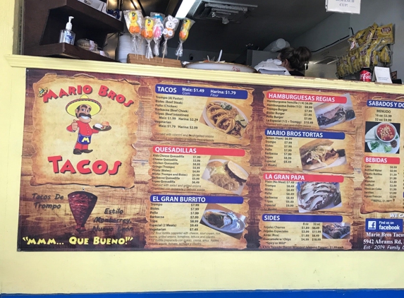 Mario Bros Tacos - Dallas, TX