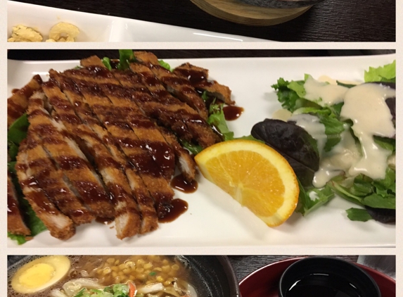 Noma Sushi & Ramen - Rocklin, CA. Top: Bibimbap Middle: Ton Katsu Bottom: Tempura Ramen