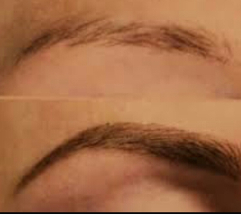 Lavishing EyeBrow Extensions DFW - Duncanville, TX. Before and After