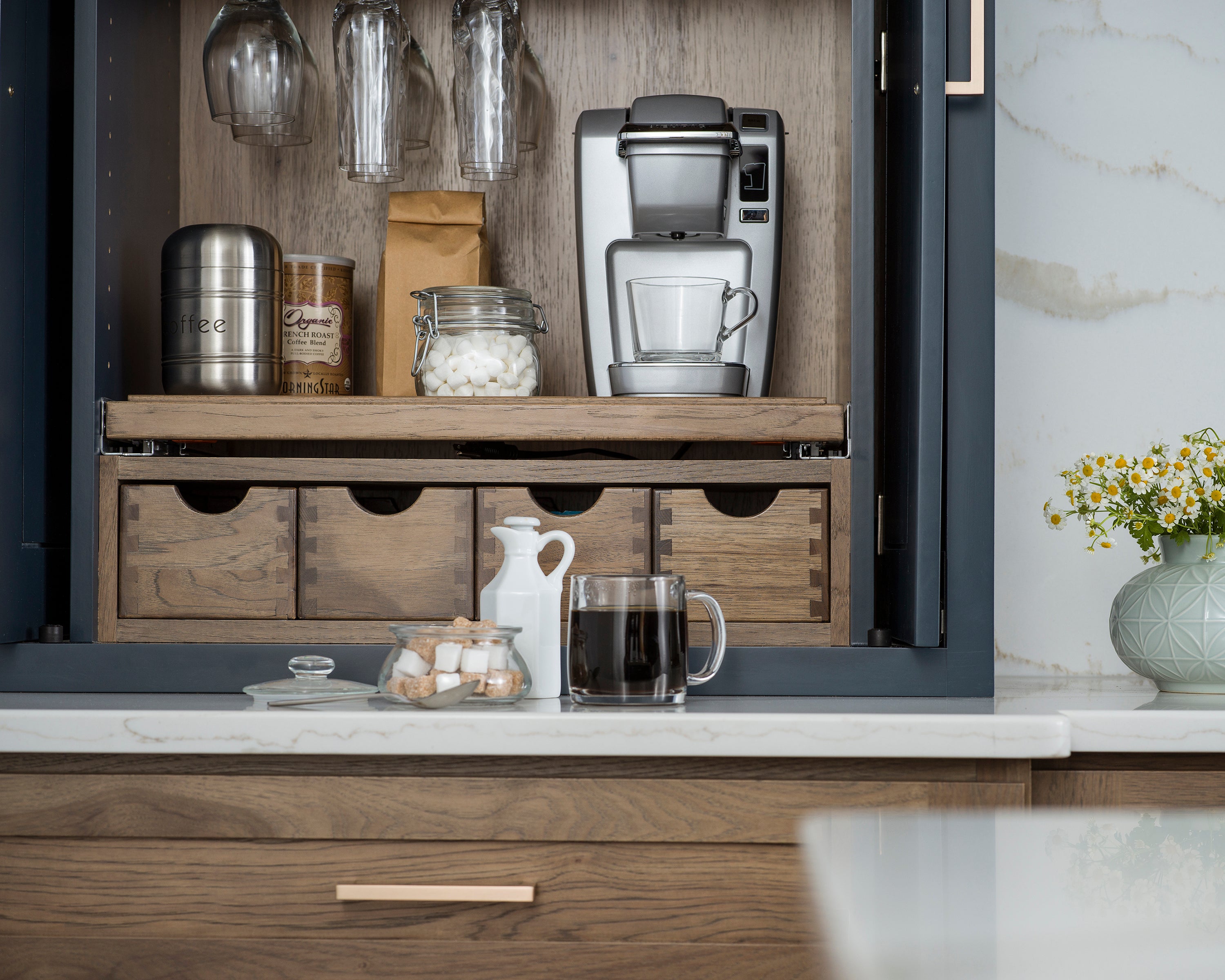 Wide Vanity Pull-Out Storage - Dura Supreme Cabinetry