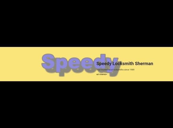 Speedy Locksmith Company - Sherman, TX