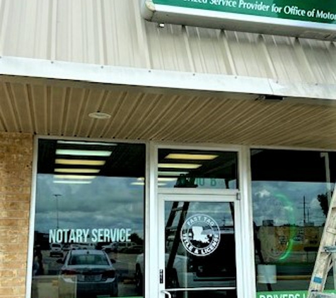 Fast Tag Title & License - Houma, LA. Front of Store across from Cannatas