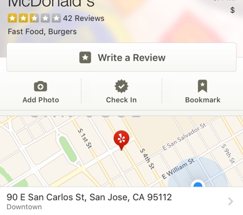 McDonald's - San Jose, CA