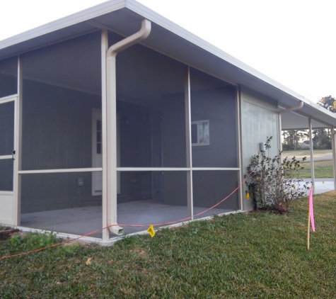 Affordable Screen Enclosures - Pasadena, TX. Carport with Screen Enclosure