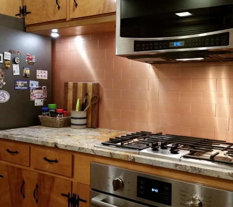 Lowe's Home Improvement - Tigard, OR. The perfect look for an old kitchen with new granite and appliances.