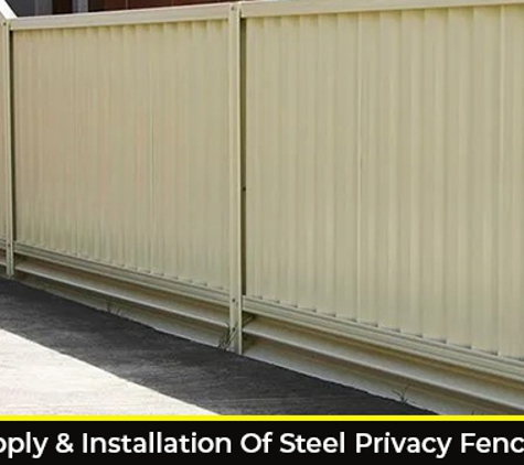 Cut Price Fencing Supplies - Carrara, QLD. Supply & Installation Of Steel Privacy Fencing