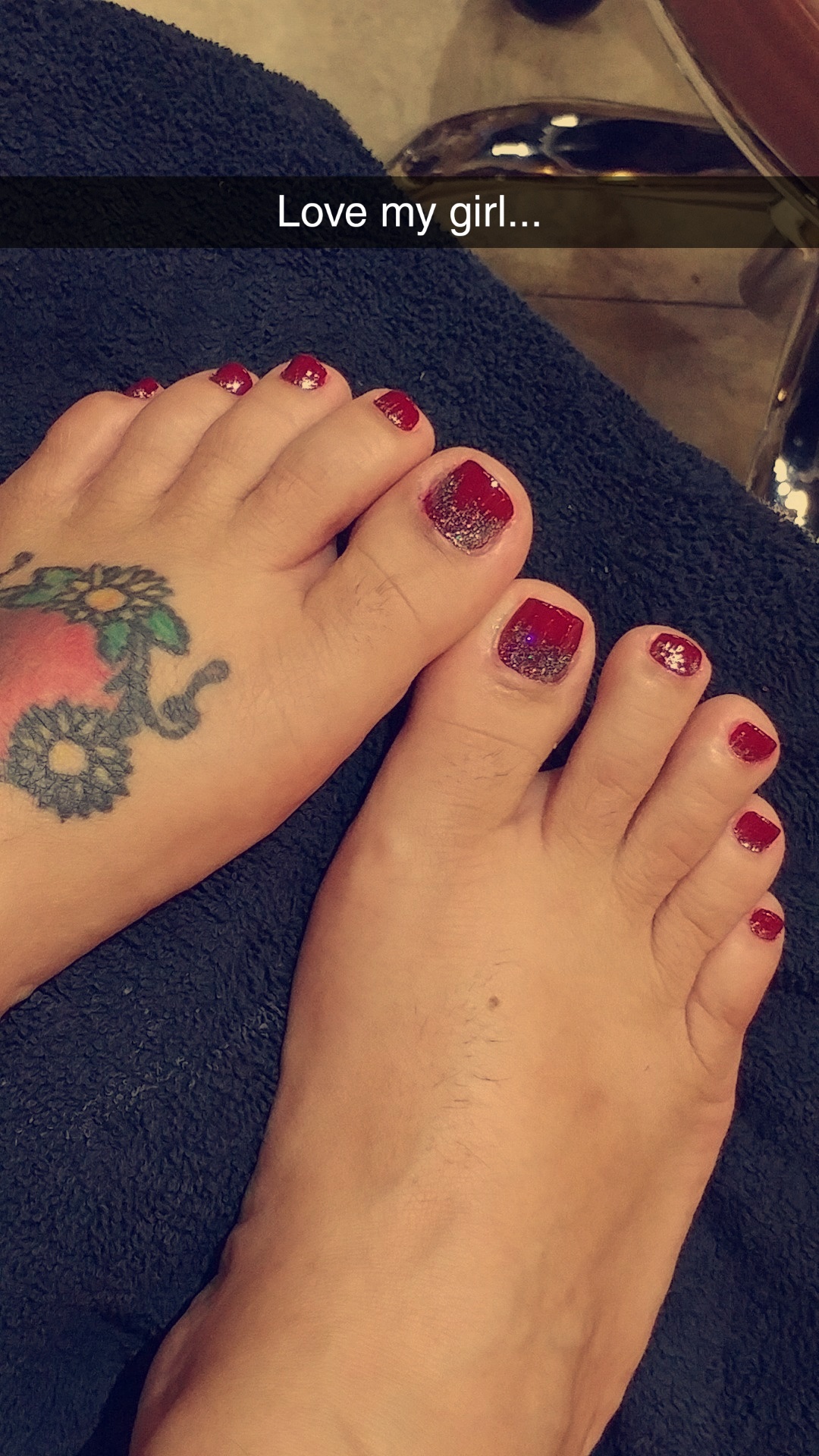 Pretty Redbone Feet