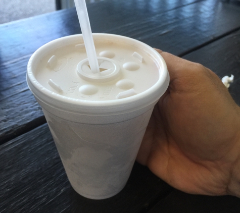 Omg Tacos - Richardson, TX. Teeny tiny Frozen Horchata: pathetic