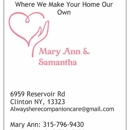 Always Here Companion Care - Health & Welfare Clinics