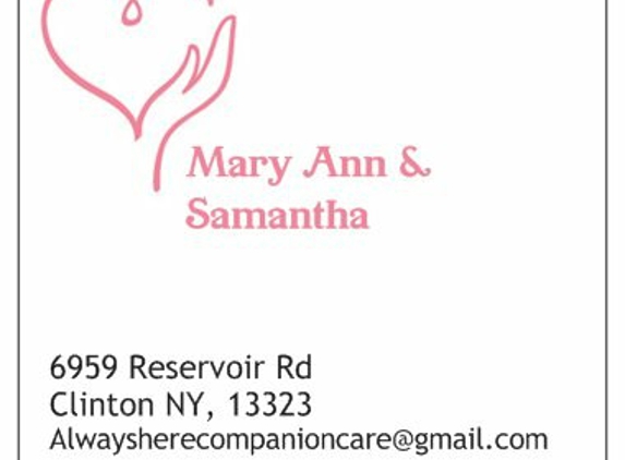 Always Here Companion Care - Clinton, NY