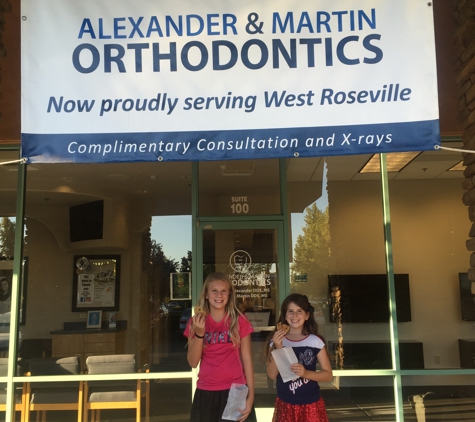 Alexander & Martin Orthodontics - Roseville, CA. Cookies after our appointment!