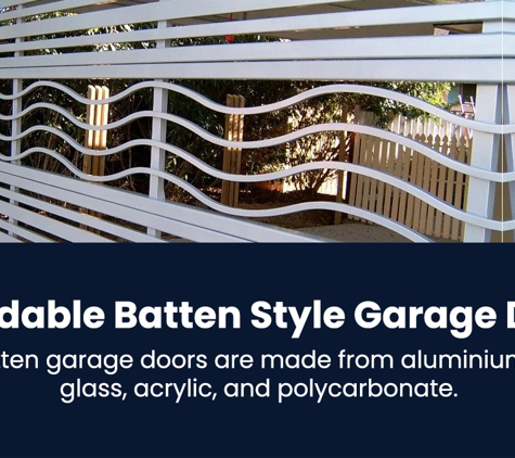 Affordable Garage Doors and Gates - Varsity Lakes, QLD. Affordable Batten Style Garage Doors