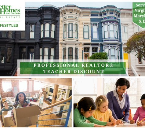 Better Homes and Gardens Real Estate Lifestyles - Potomac Falls, VA. Teacher Discount off Real Estate Services
