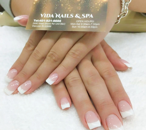 Vida Nails & Spa - Warwick, RI. UV Gel Permanent French