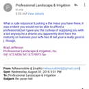 Professional Landscape and Irrigation, Inc - Landscape Contractors