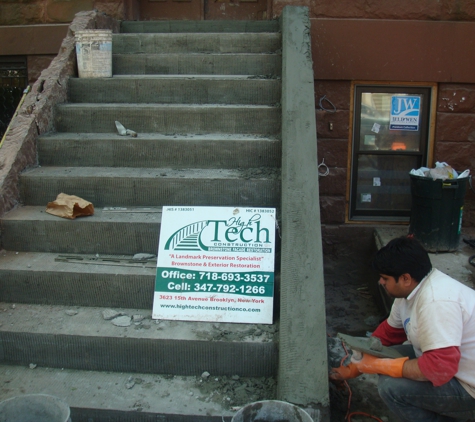 High Tech Construction-Brownstone Facade Restoration,Brick Work,Complete Exterior Restoration,Brownstone - Brooklyn, NY