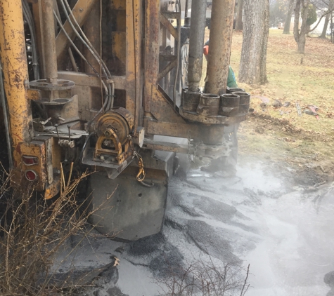 Alfalla's Well Drilling & Pumps, Inc. - Pine Bush, NY. The gray spray from the truck got all over the house and no one cleaned it up.  Now I have to power wash the whole side of the house!