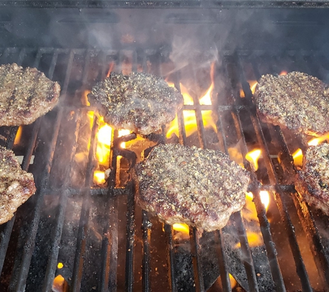 BBQ Express - Somonauk, IL. Flame Grilled Burger