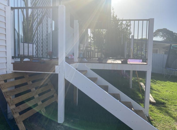 Chris Green Painting and Maintenance - Corrimal, NSW. Stairs off the side